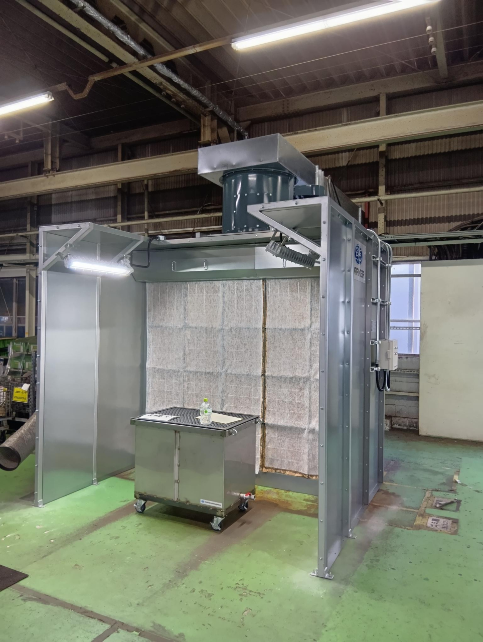 シンナーブース設置工事